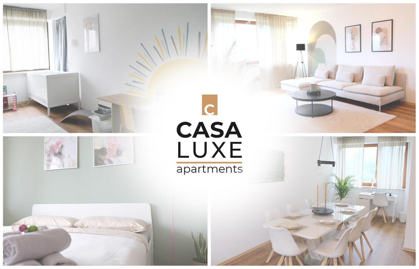 Casa Luxe - 120Qm - Zentral - Familienfreundlich - Parkplatz - 5Km Zum Legoland Appartement Günzburg Buitenkant foto